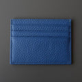 Full-Grain Leather Ultra-Thin Compact Card Case (Multi-Card Slots)