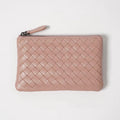 Handwoven Lambskin Key Fob & Card Wallet