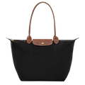 Heritage Allure - Large Le Pliage Tote, Black