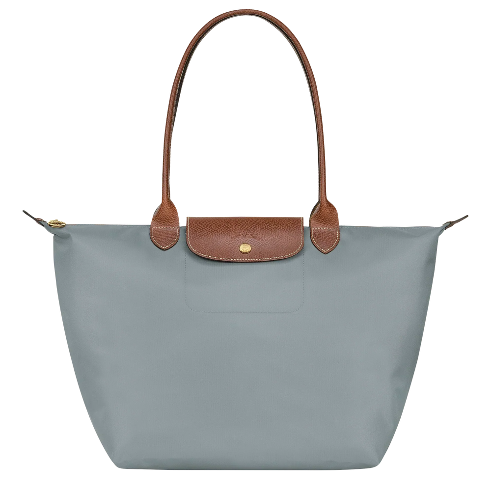 Heritage Allure - Large Le Pliage Tote, Steel