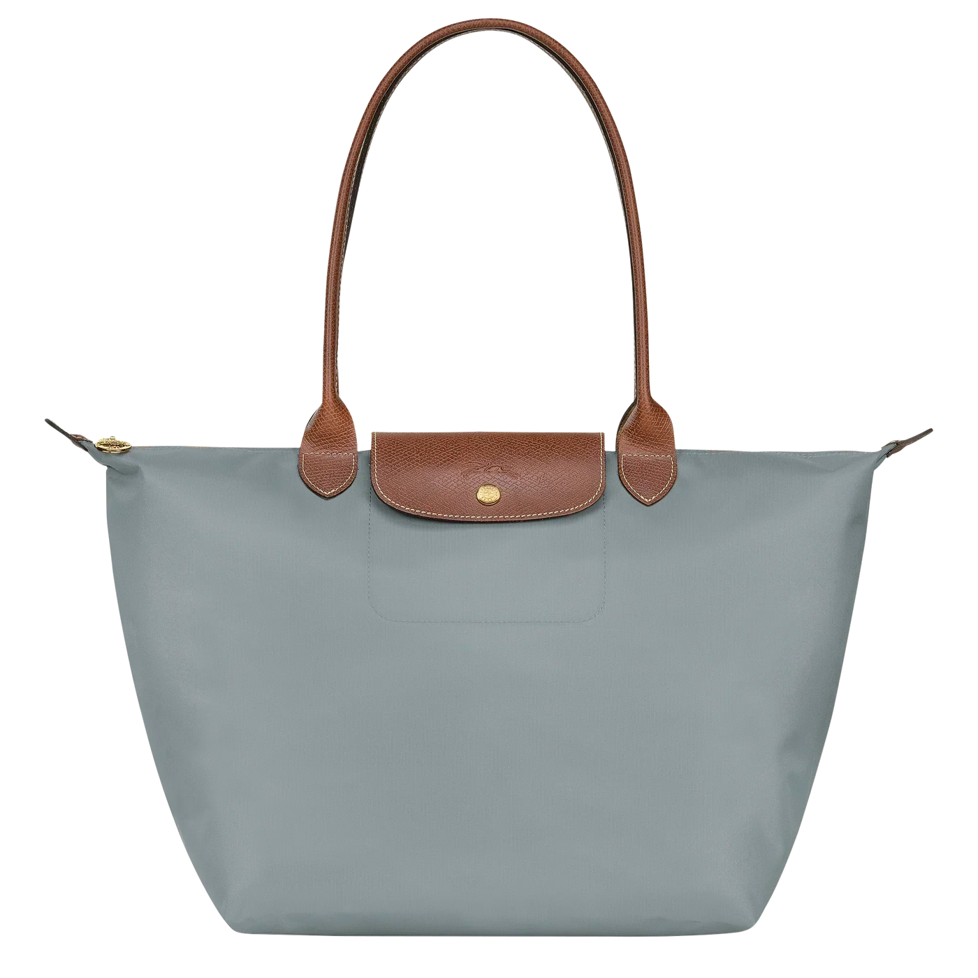 Heritage Allure - Large Le Pliage Tote, Steel