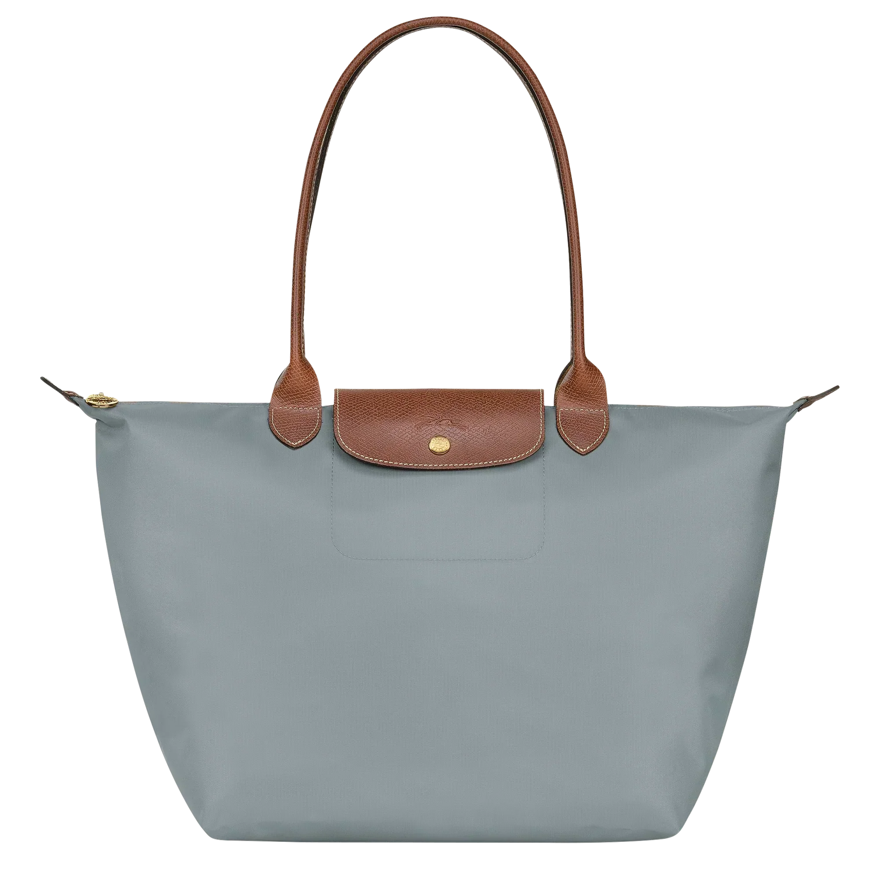 Heritage Allure - Large Le Pliage Tote, Steel