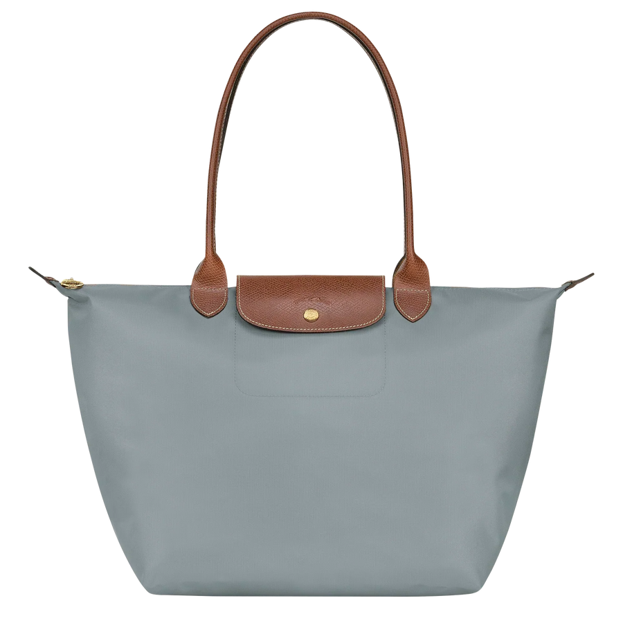 Heritage Allure - Large Le Pliage Tote, Steel