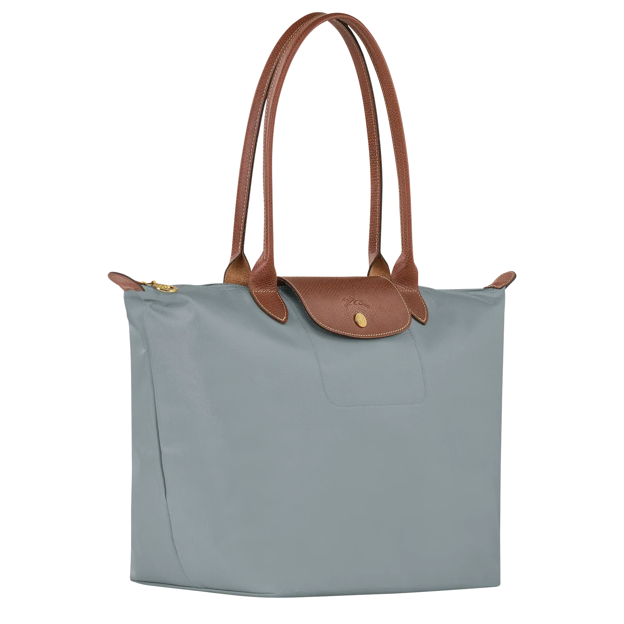 Heritage Allure - Large Le Pliage Tote, Steel