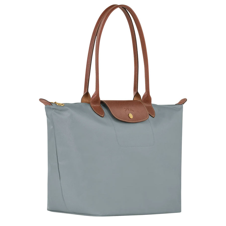 Heritage Allure - Large Le Pliage Tote, Steel