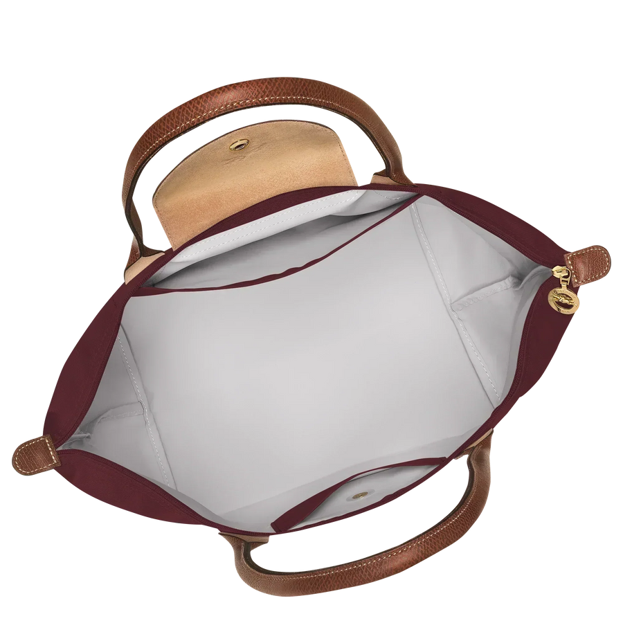 Heritage Allure - Large Le Pliage Tote, Burgundy