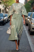 Moxlan | Elegant Floral - Dress