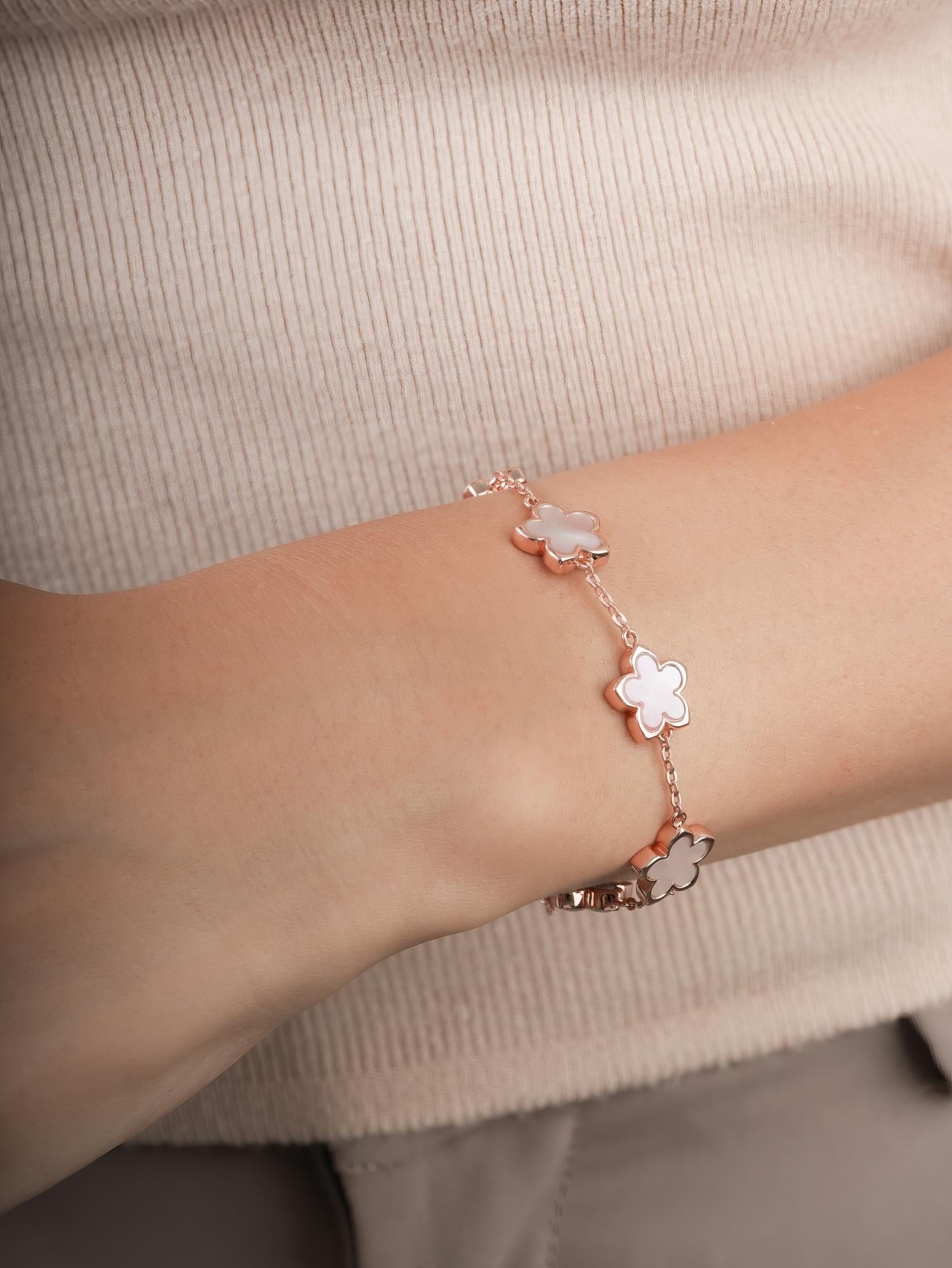 Mother of Pearl Sakura Reversible Bracelet