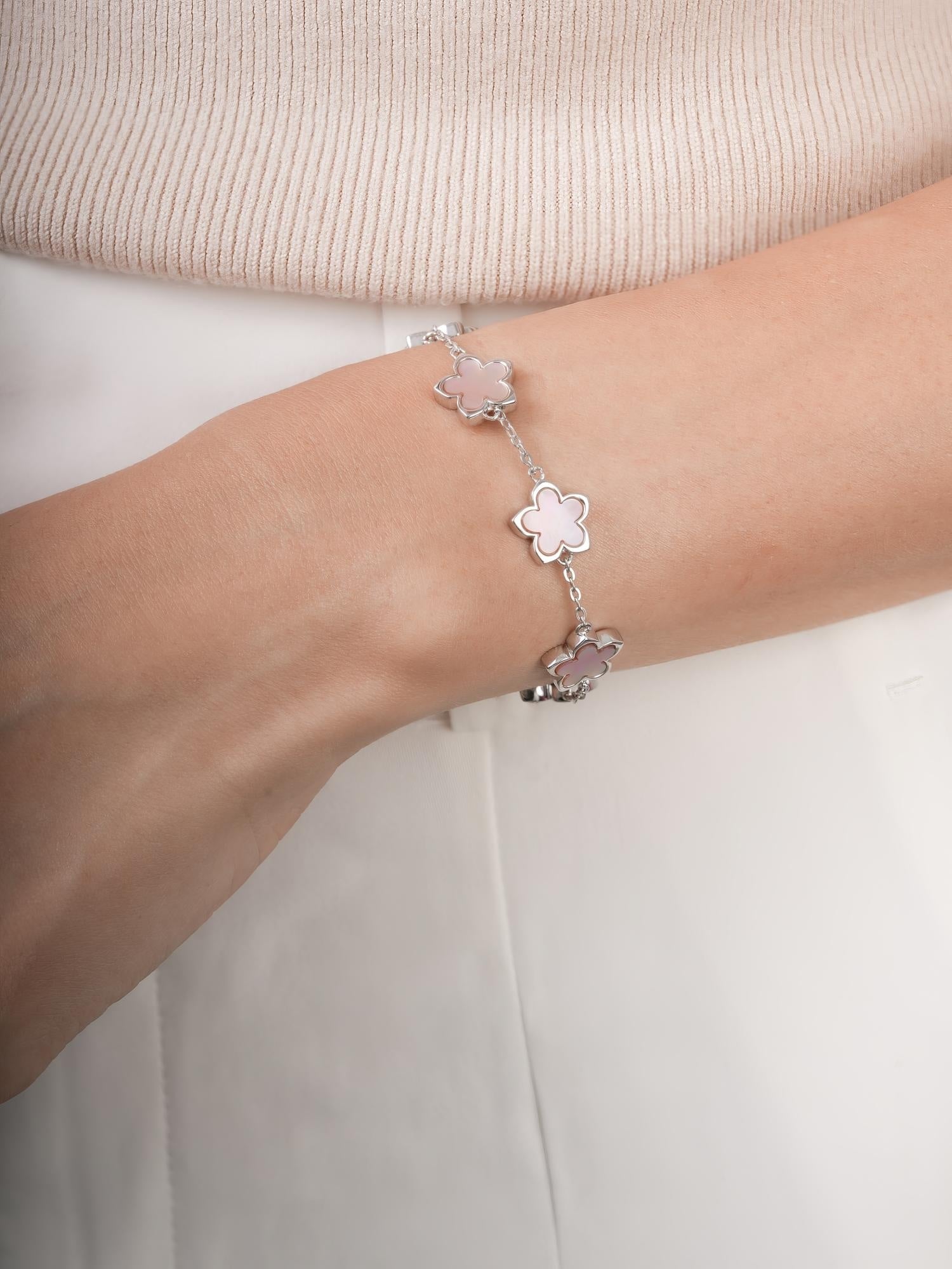 Mother of Pearl Sakura Reversible Bracelet