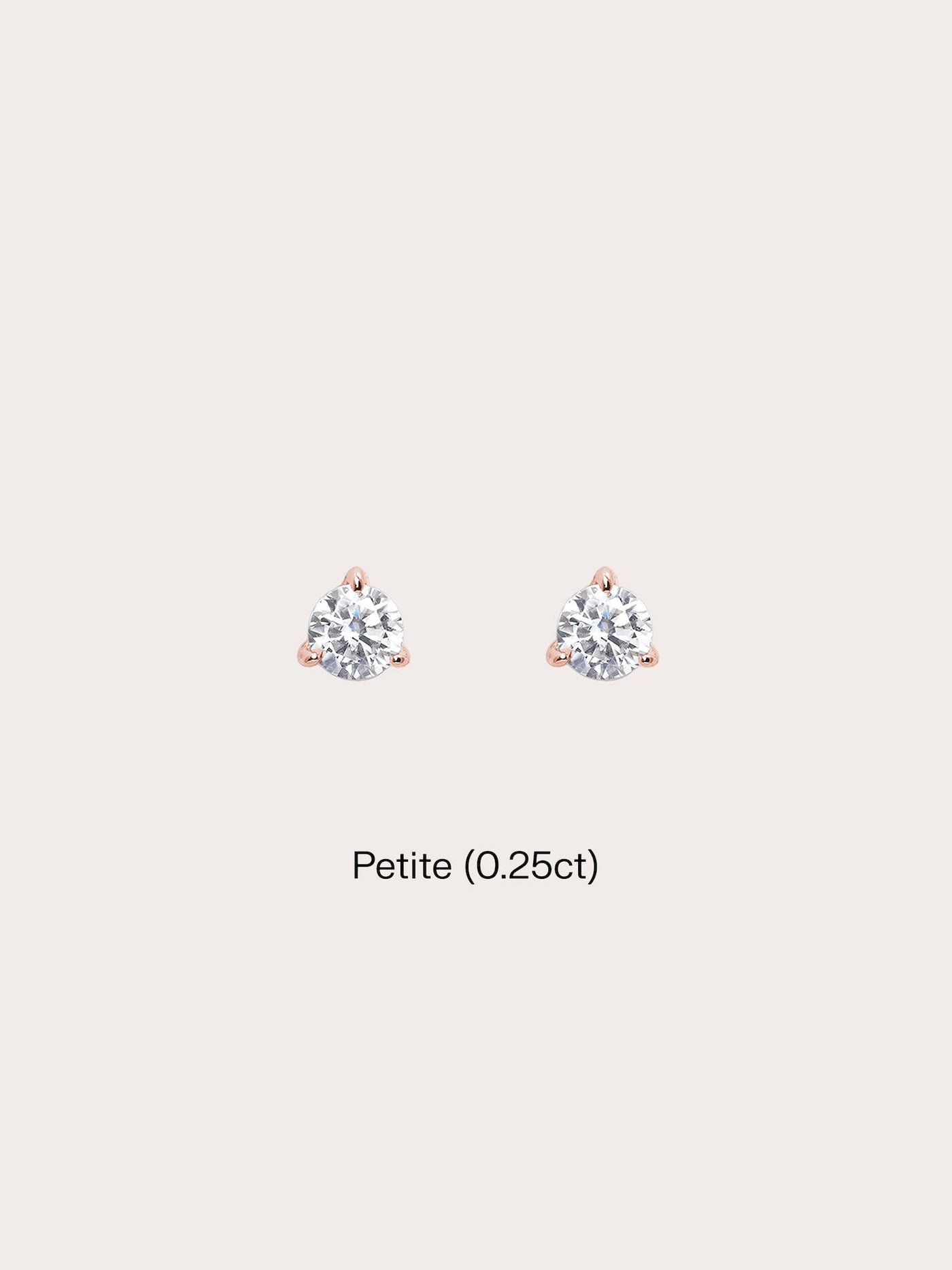 Martini Moissanite Stud Earrings (0.25ct)