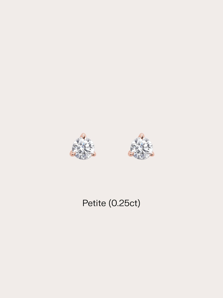 Martini Moissanite Stud Earrings (0.25ct)