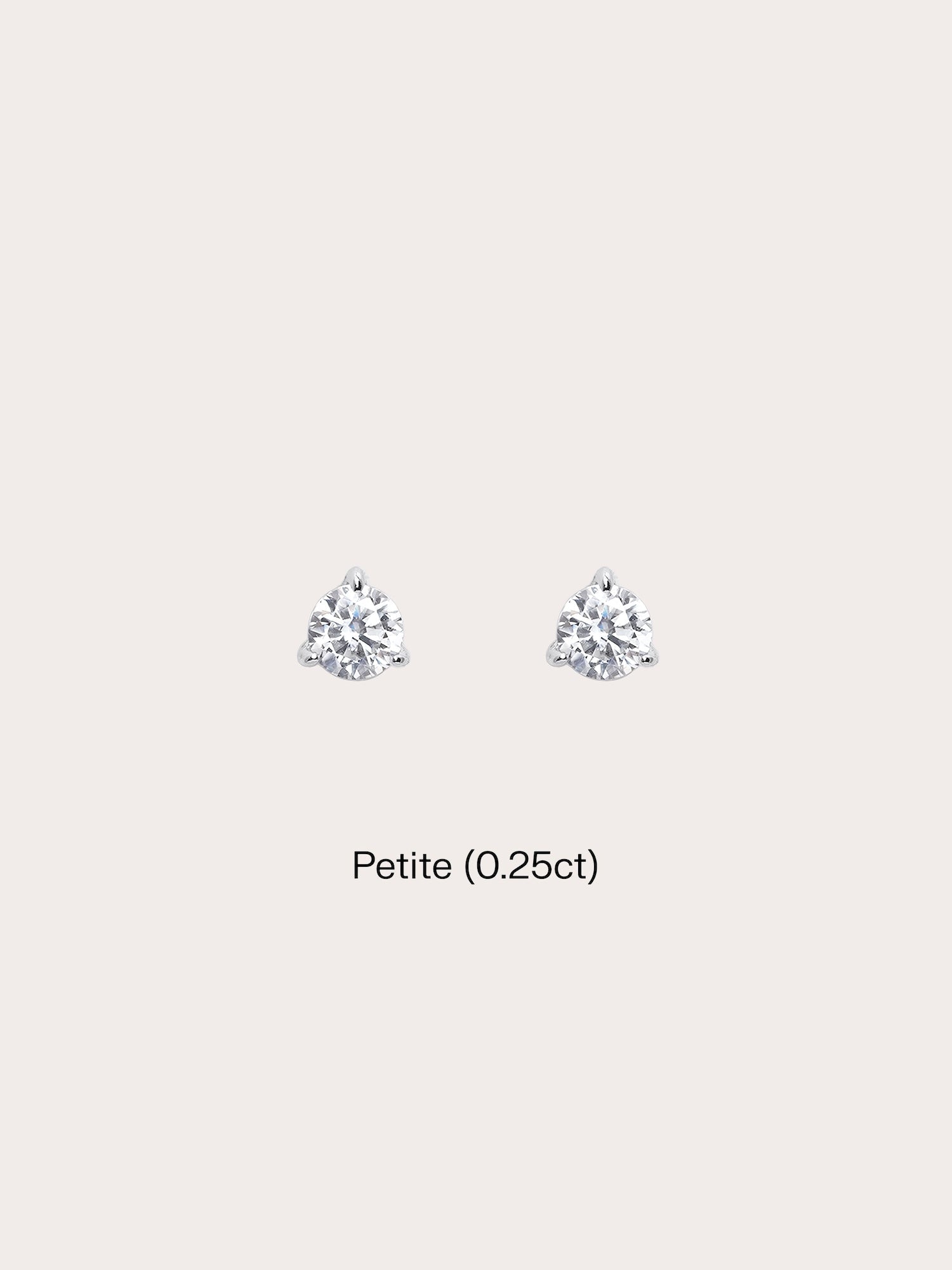 Martini Moissanite Stud Earrings (0.25ct)