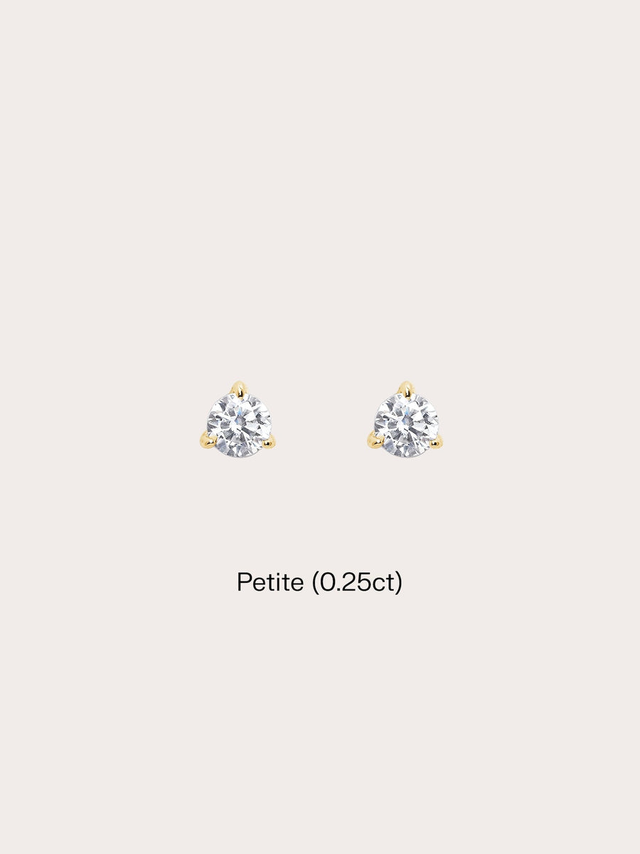 Martini Moissanite Stud Earrings (0.25ct)