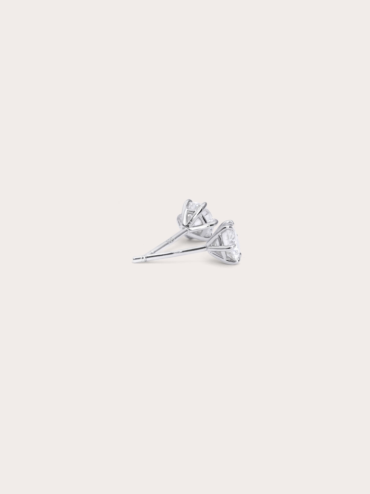 Martini Moissanite Stud Earrings (0.5ct)