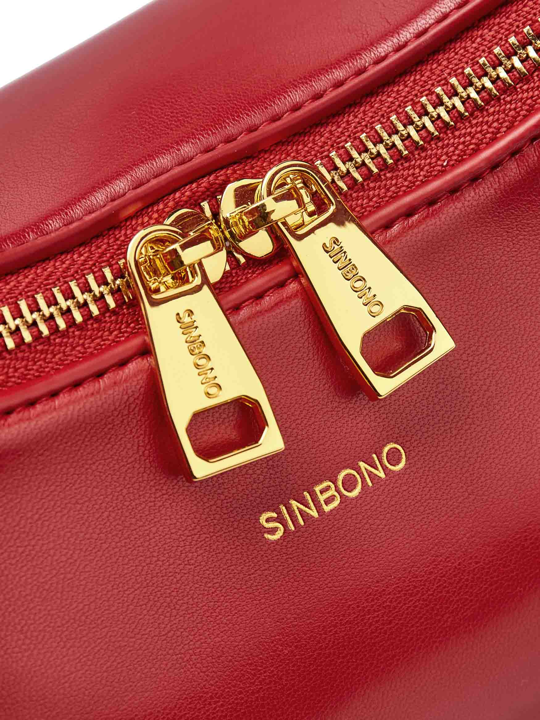Medium Vienna Top Handle  Crossbody Bag  - Red