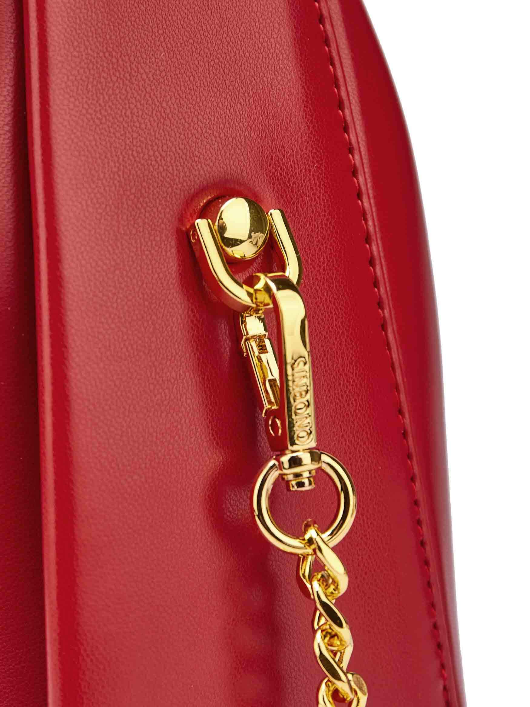 Medium Vienna Top Handle  Crossbody Bag  - Red