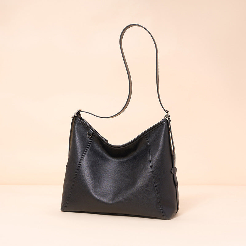 The Heritage Boston Genuine Leather Bag - Classic Top-Handle Bowling Tote