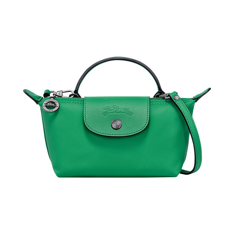 Mini Leather Heritage Bag - Green