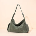 Urban Nomad Genuine Leather Bag | Large Slouchy Shoulder Bag with Side Pockets
