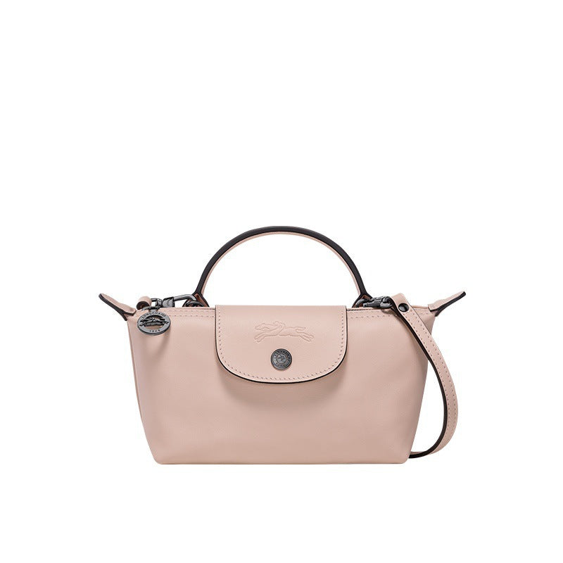 Mini Leather Heritage Bag - Pink