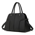 The Executive Structured Genuine Leather Bag - Sophisticated Paneled Work Tote