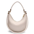 Artisanal Dual-Woven Hobo Shoulder Genuine Leather Bag