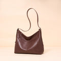 The Heritage Boston Genuine Leather Bag - Classic Top-Handle Bowling Tote