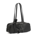 Women's Genuine Pebbled Leather Shoulder Handbag