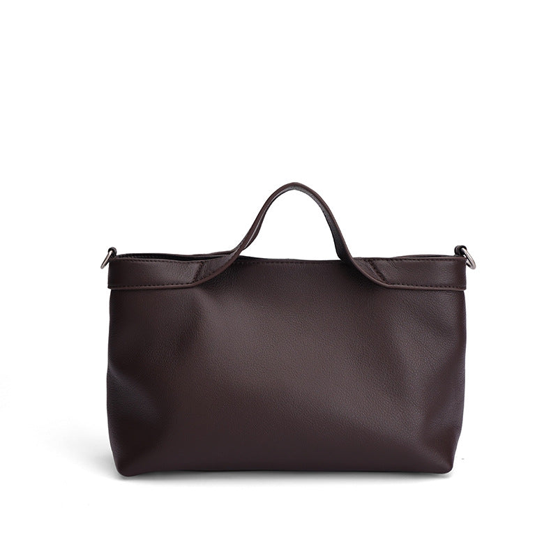 Sand Dune Mini Tote Genuine Leather Clutch Bag