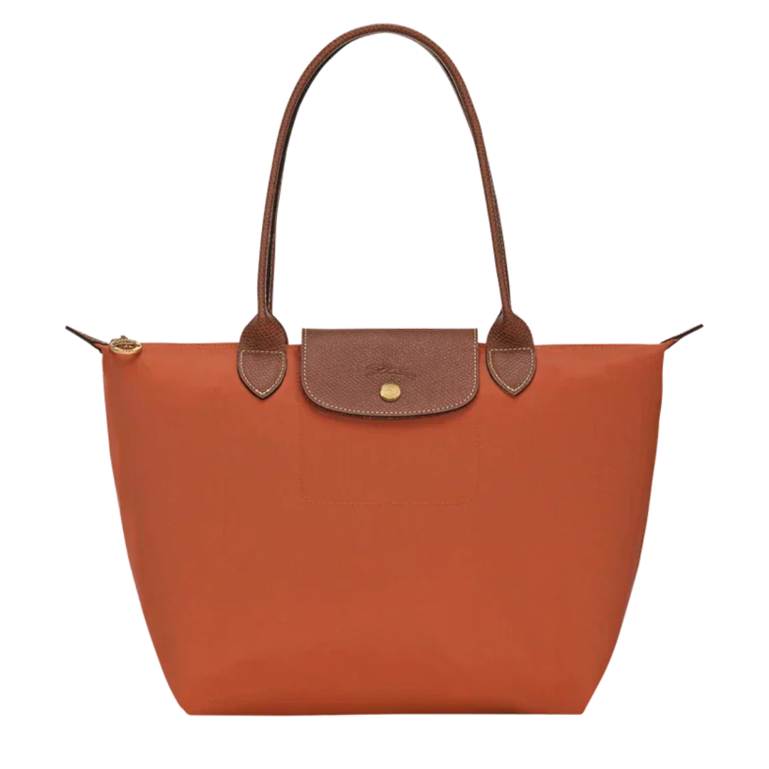 Heritage Allure - Large Le Pliage Tote, Brick