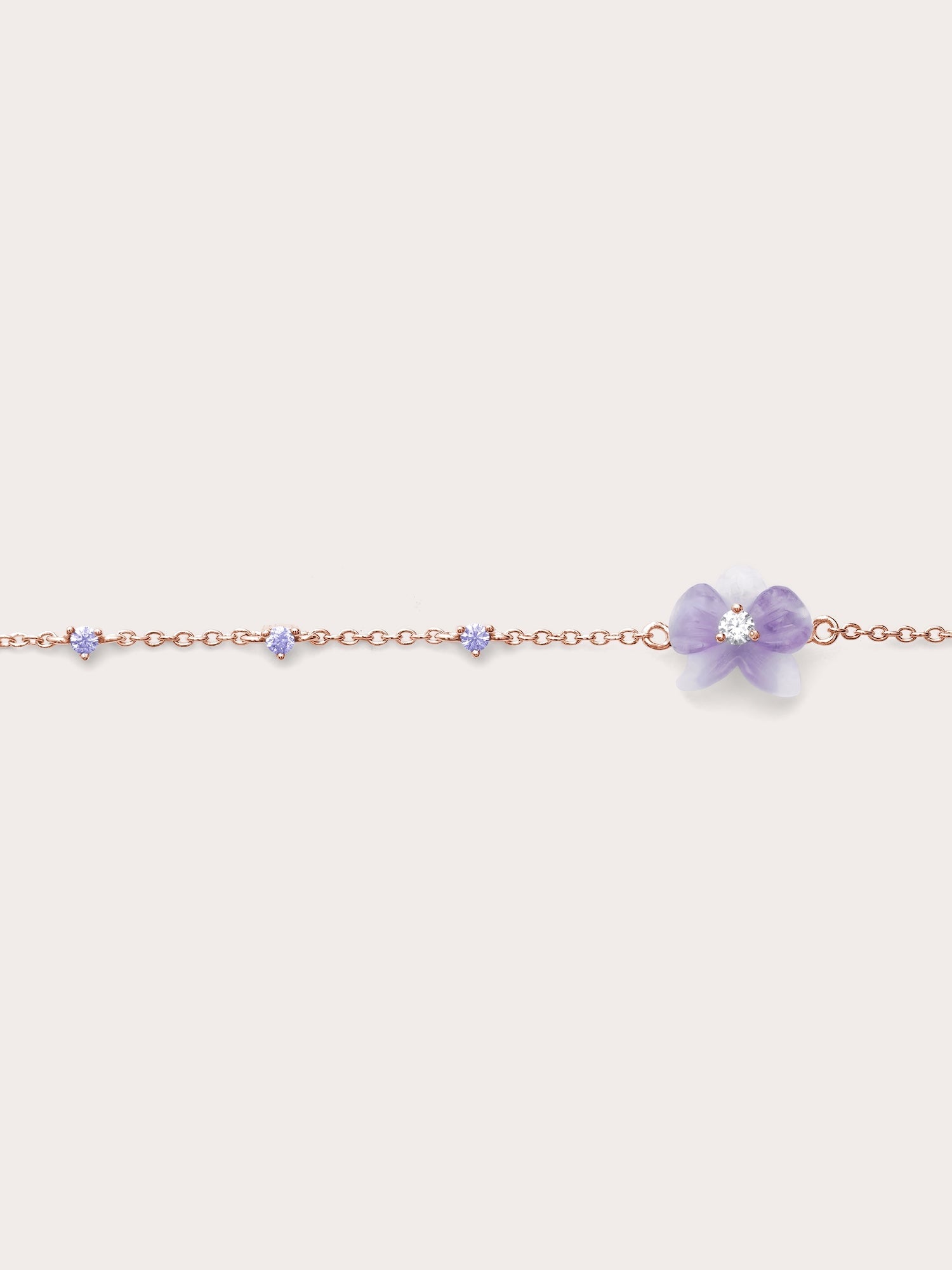 Purple Orchid Bracelet