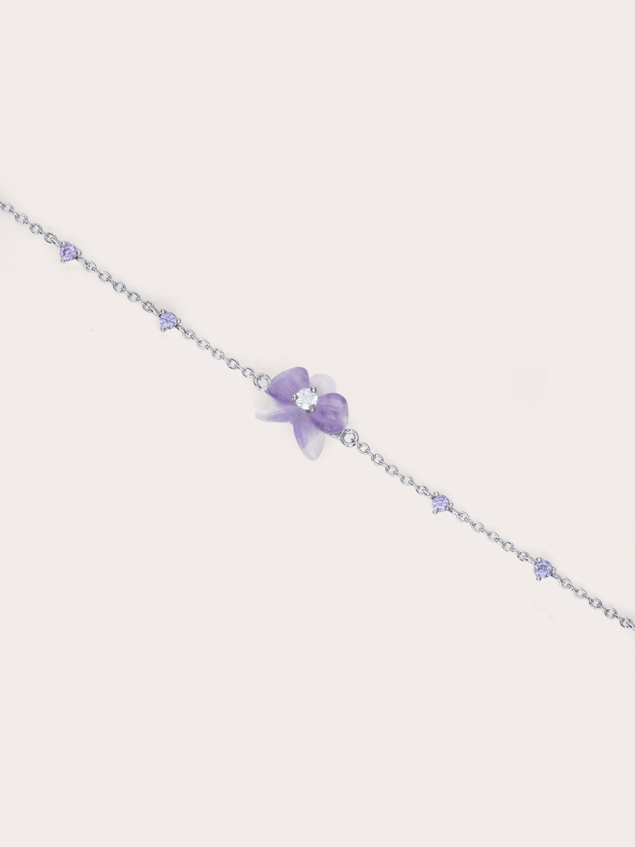 Purple Orchid Bracelet