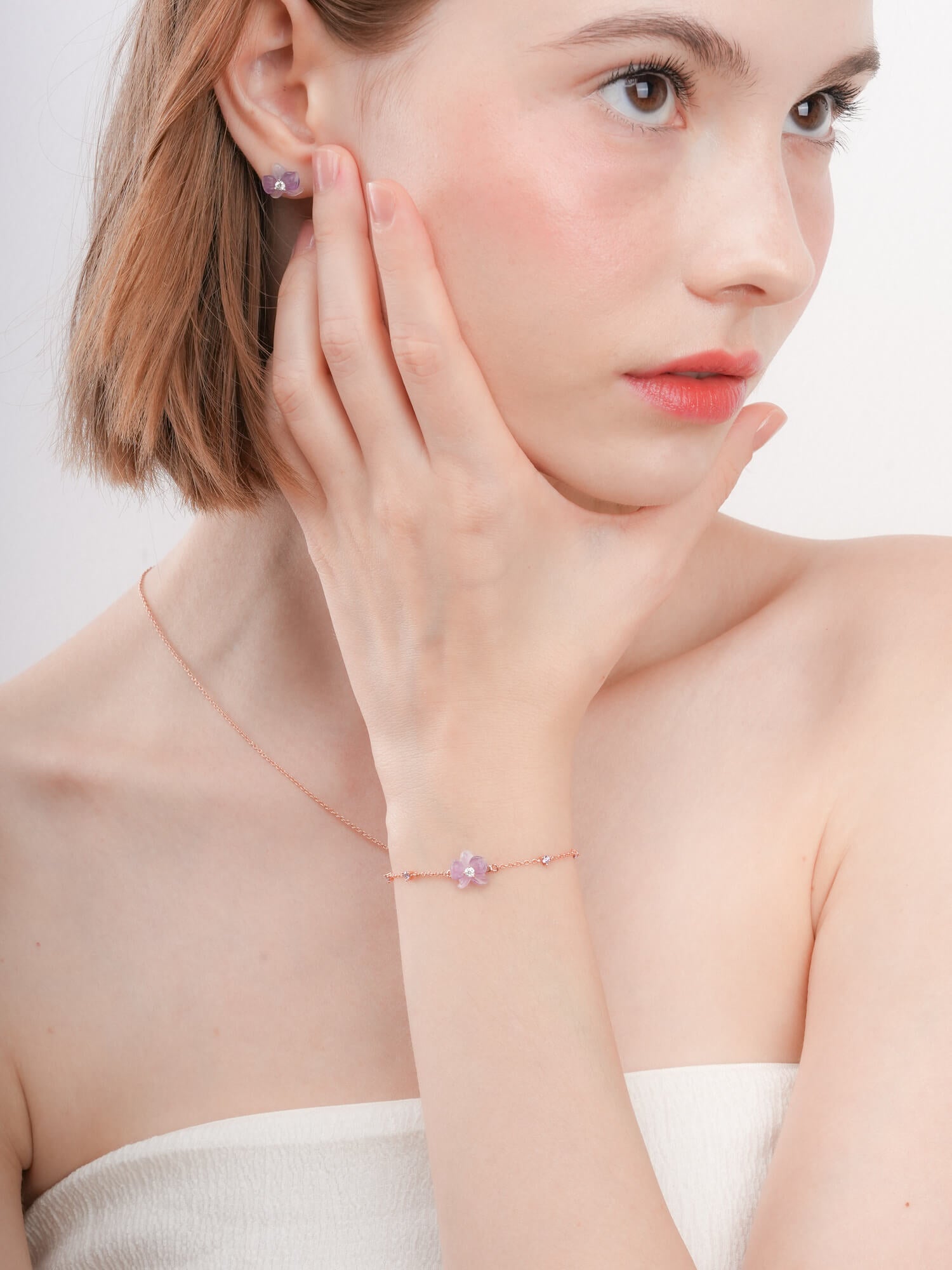 Purple Orchid Bracelet