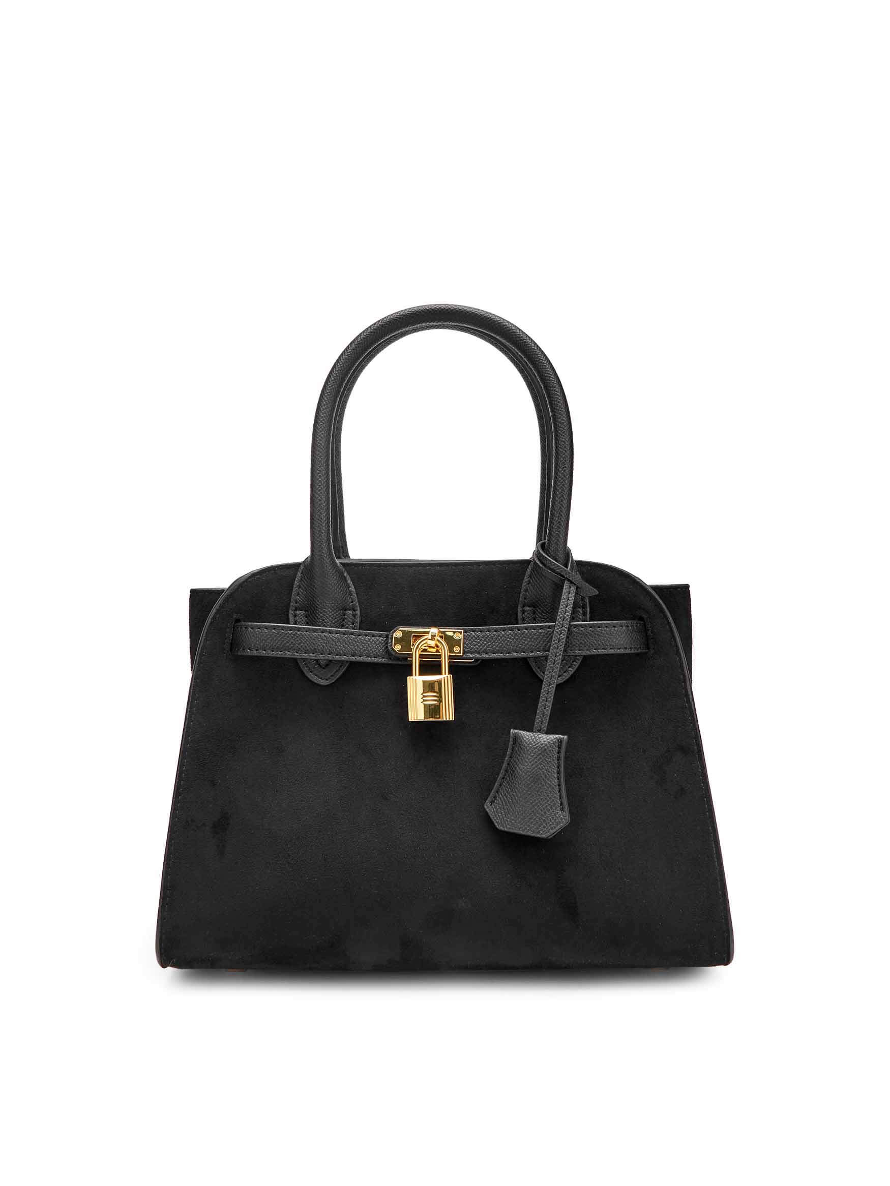 Ramona Top Handle Crossbody Bag - Black