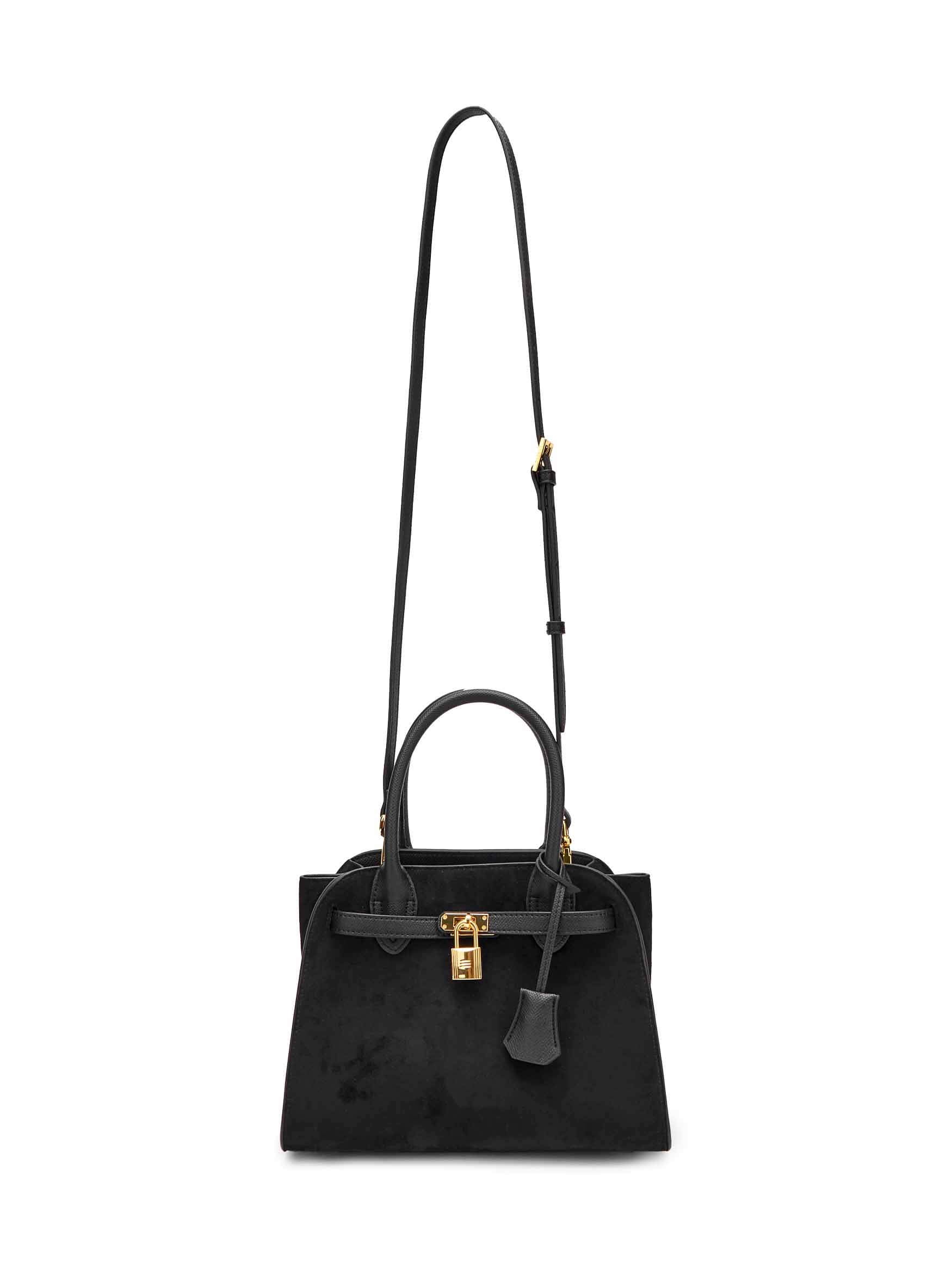 Ramona Top Handle Crossbody Bag - Black