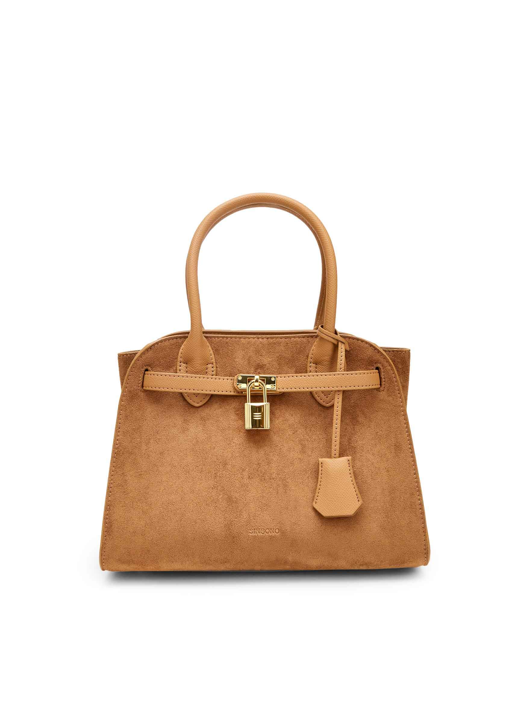 Ramona Top Handle Crossbody Bag - Brown
