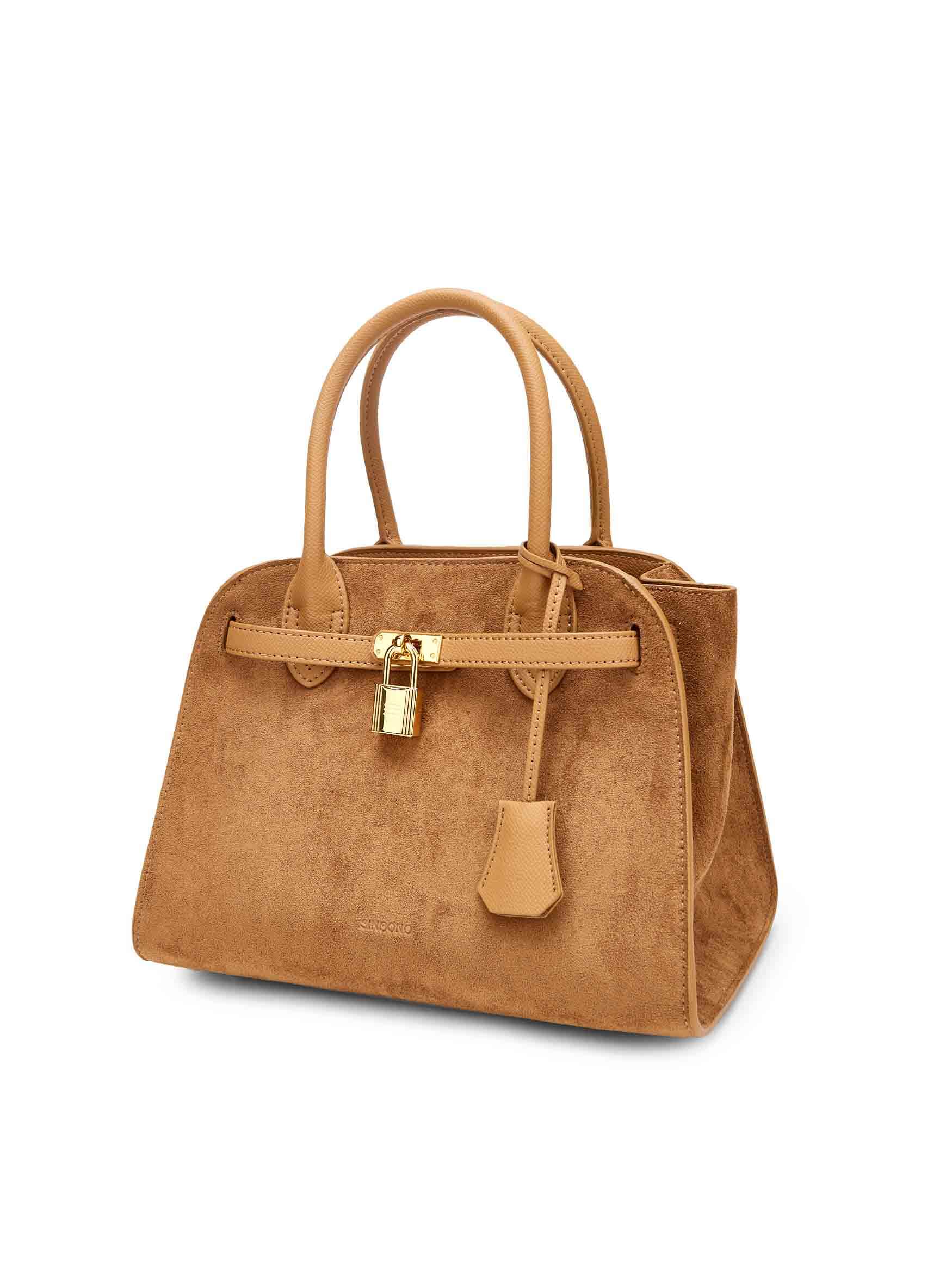 Ramona Top Handle Crossbody Bag - Brown