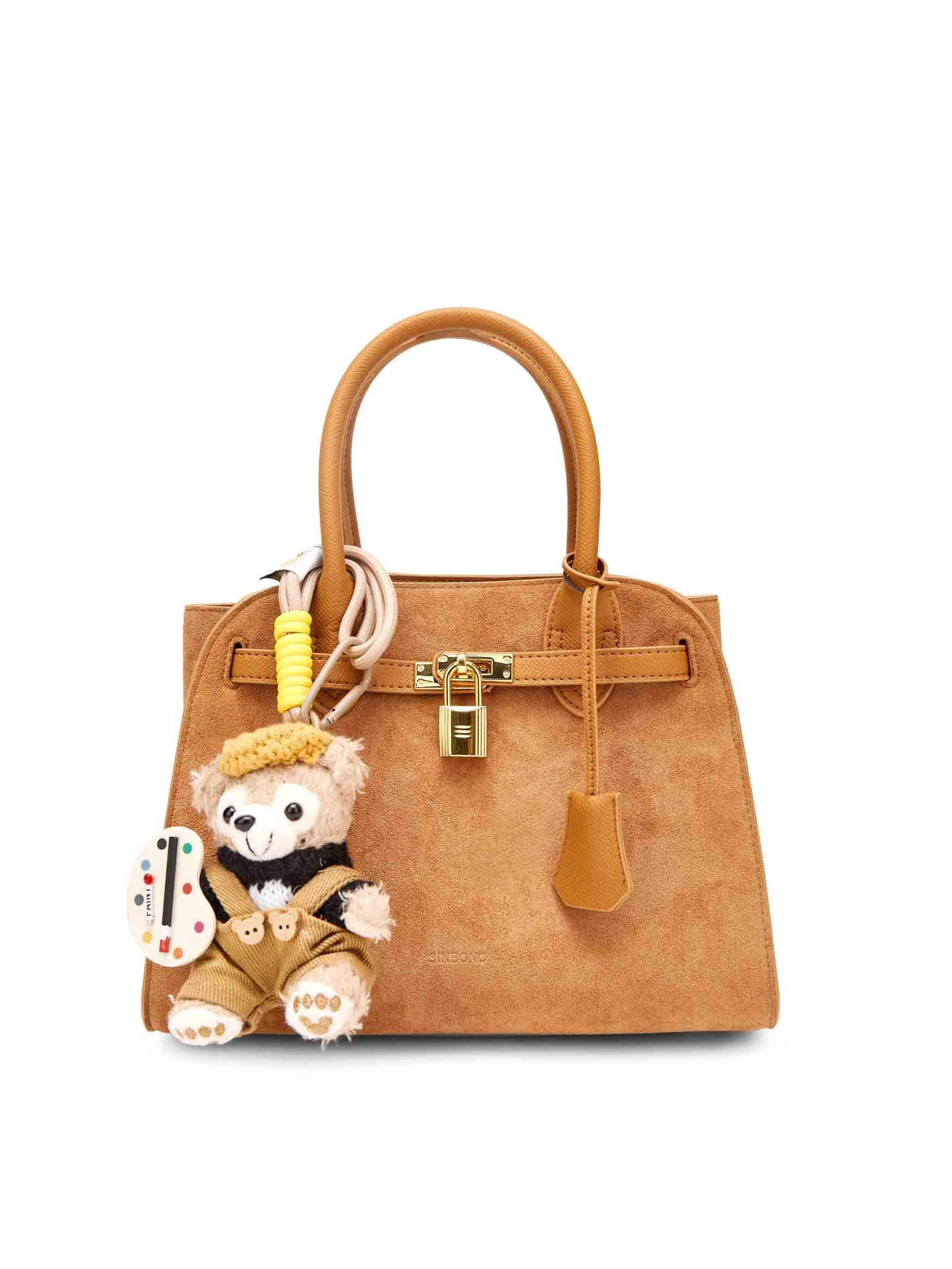 Ramona Top Handle Crossbody Bag - Light Brown