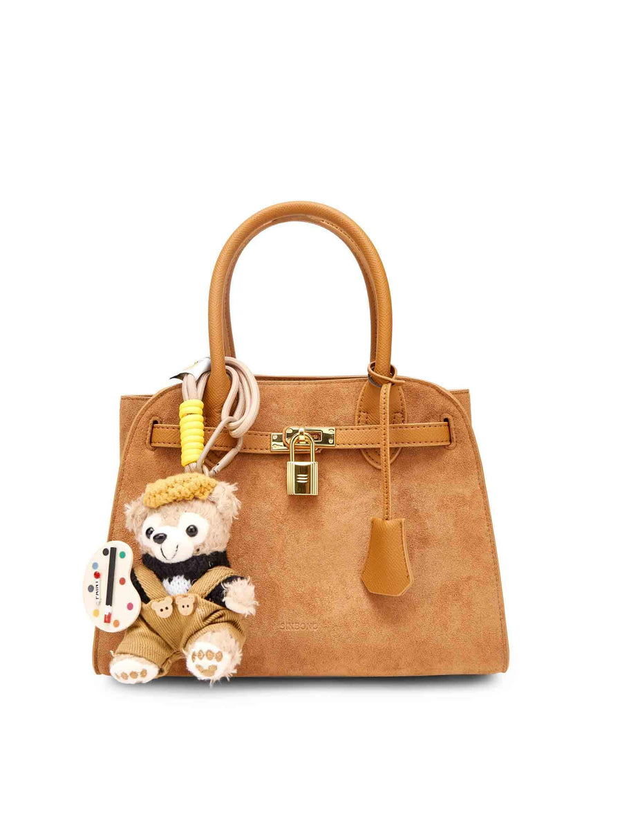 Ramona Top Handle Crossbody Bag - Light Brown