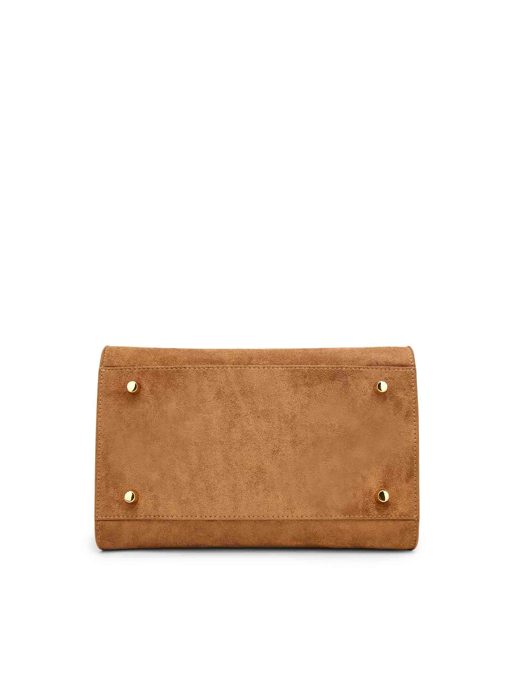 Ramona Top Handle Crossbody Bag - Brown