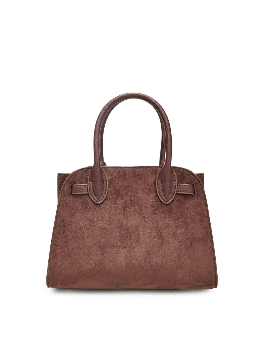 Ramona Top Handle Crossbody Bag - Dark Brown