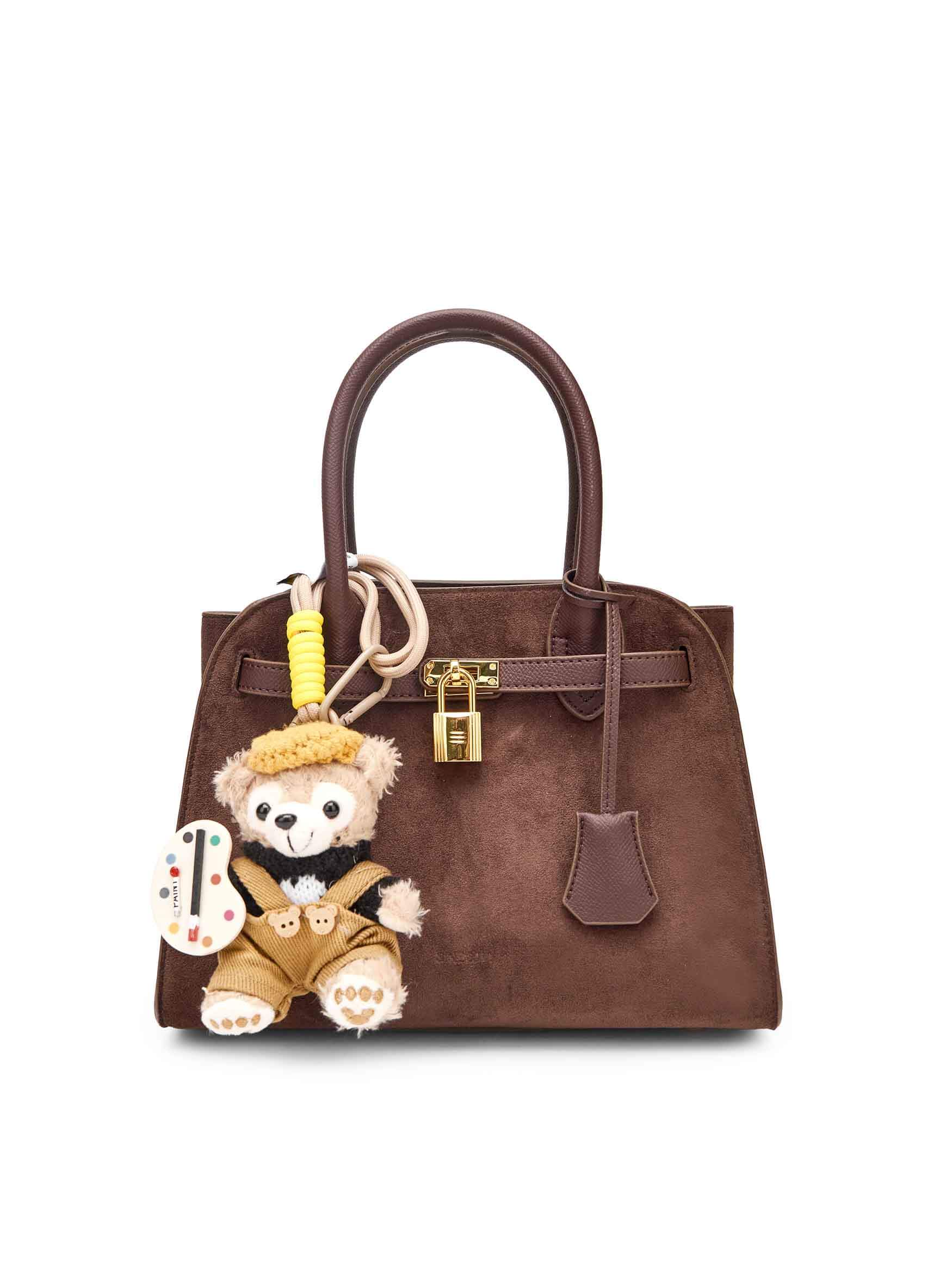 Ramona Top Handle Crossbody Bag - Dark Brown