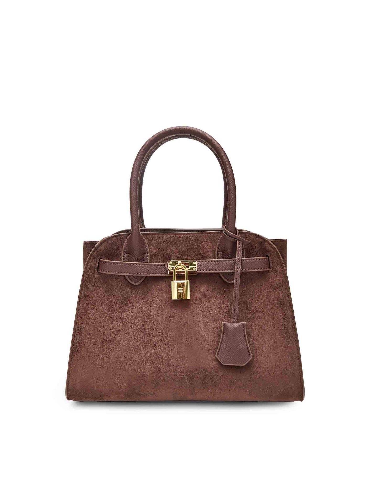 Ramona Top Handle Crossbody Bag - Dark Brown