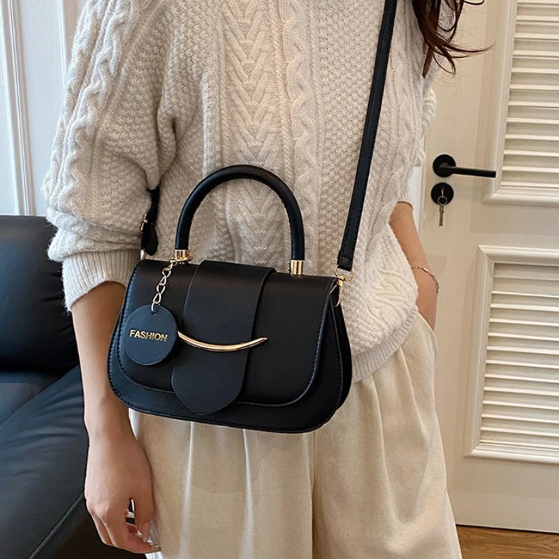 Women Crossbody Bag,Retro Faux Leather Top Handle Bag Detachable Shoulder Bags Strap Fashion Charm, Elegant Everyday Purse