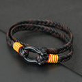 Noter Stylish Men Leather Bracelet Selected High Quality Skin Friendly Materials No Allergies Deformities 7 Colors Available