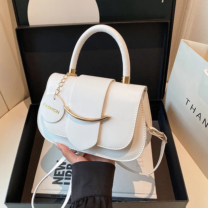 Women Crossbody Bag,Retro Faux Leather Top Handle Bag Detachable Shoulder Bags Strap Fashion Charm, Elegant Everyday Purse