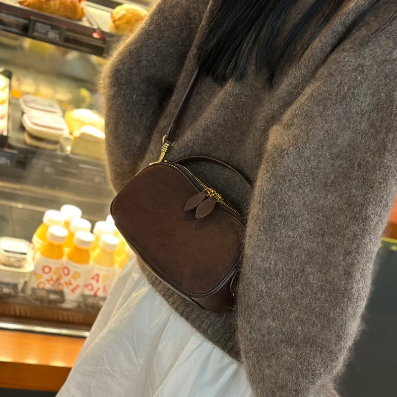 The Rosalind — Suede Camera Bag