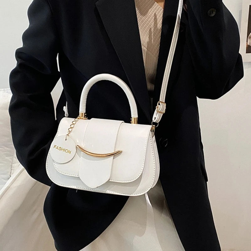 Women Crossbody Bag,Retro Faux Leather Top Handle Bag Detachable Shoulder Bags Strap Fashion Charm, Elegant Everyday Purse