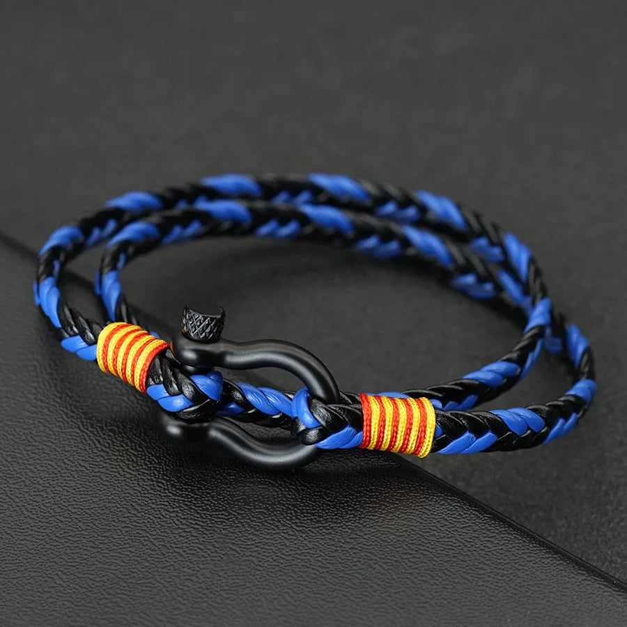 Noter Stylish Men Leather Bracelet Selected High Quality Skin Friendly Materials No Allergies Deformities 7 Colors Available