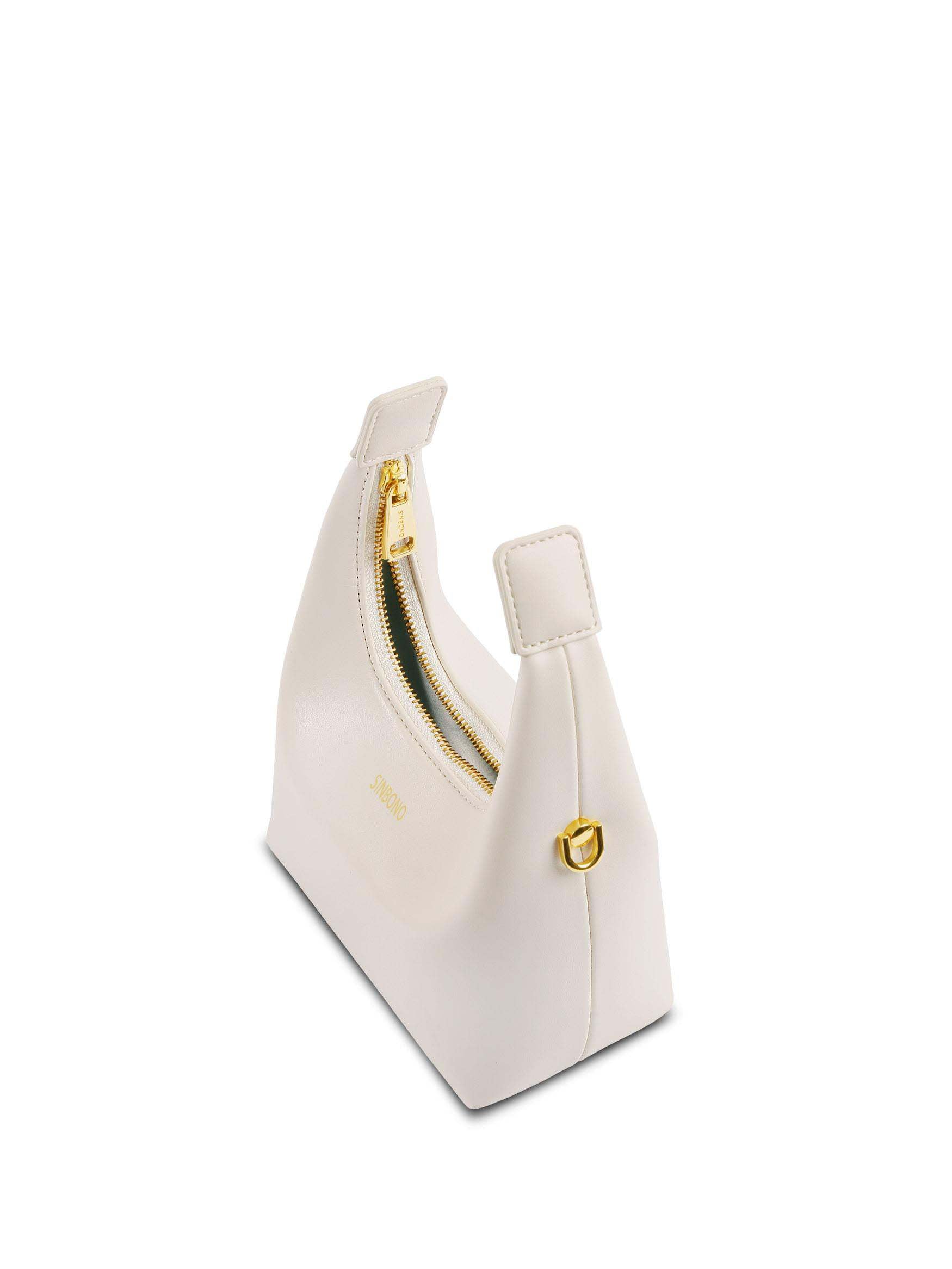 Vienna Top Handle Crossbody Bag - Ivory